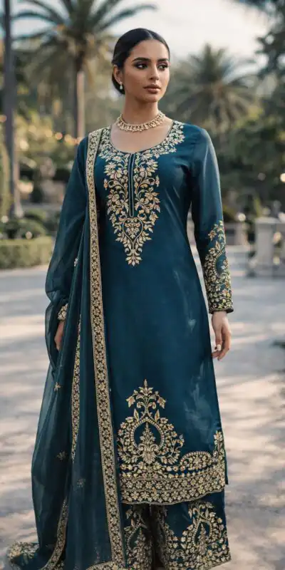 RTC 5983 Teal Blue Zimmy Silk Salwar Suit Perfect for Wedding, Party, Karwa Chauth, Haldi, Eid – . Special Price ₹2099. Delivery 4-6 Working Days. Shop no | Casual Suits, Jump Suits, Creative suits, Designer Suits, Palazzo Suits, Party Wear Suits, Patiala Suits, Salwar suit, Straight Suits