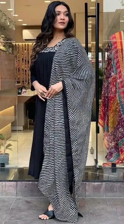 DC G46 Black in Maslin Digital Print Salwar Suit . Wedding, Party, Festive, Events, Introductory Price ₹1699. Delivery 4-6 Working Days. Shop now. | Casual Suits, Jump Suits, Creative suits, Designer Suits, Palazzo Suits, Party Wear Suits, Patiala Suits, Salwar suit, Straight Suits