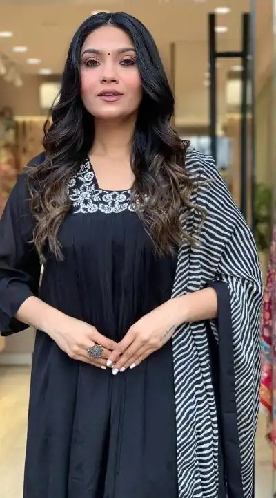 DC G46 Black in Maslin Digital Print Salwar Suit . Wedding, Party, Festive, Events, Introductory Price ₹1699. Delivery 4-6 Working Days. Shop now. | Casual Suits, Jump Suits, Creative suits, Designer Suits, Palazzo Suits, Party Wear Suits, Patiala Suits, Salwar suit, Straight Suits