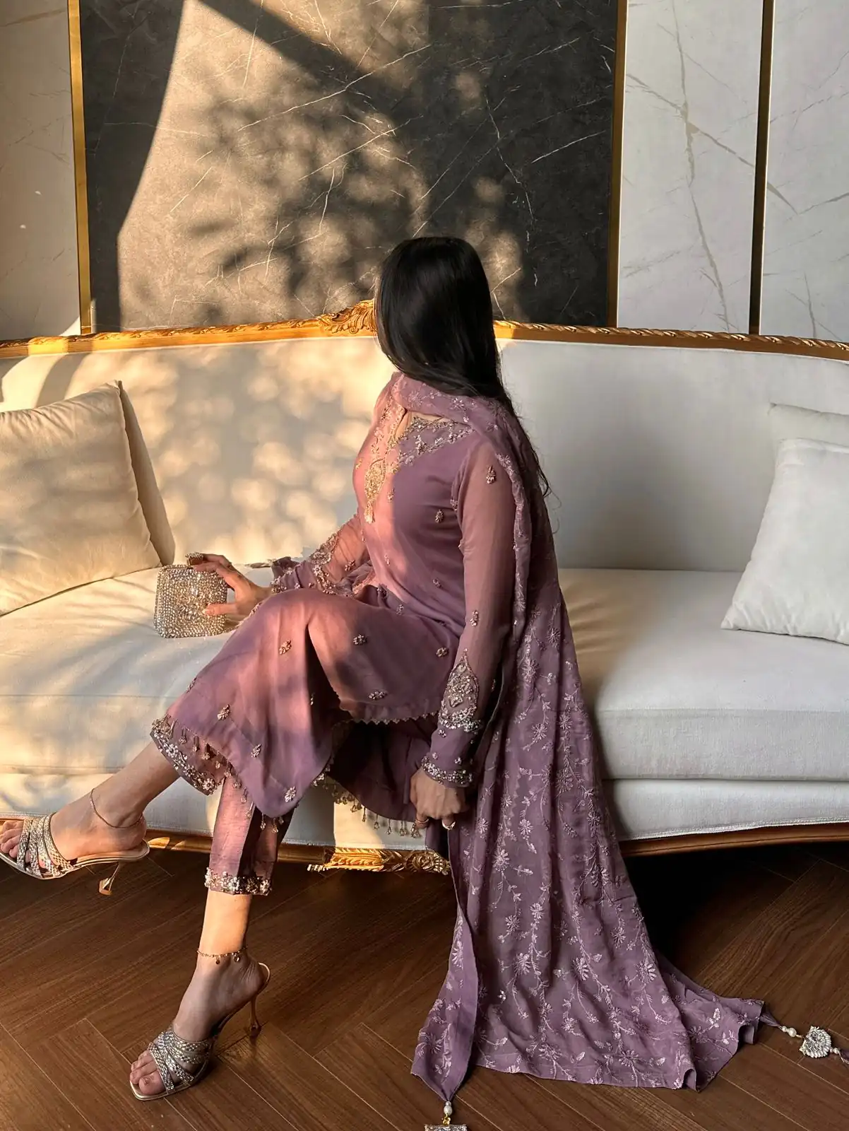 SRK 5328 Onion Color Dual Tone Star Georgette Salwar Suit with Embroidery Work. Affordable Price ₹1949. Delivery 4-6 Working Days. Shop now. | Casual Suits, Jump Suits, Creative suits, Designer Suits, Palazzo Suits, Party Wear Suits, Patiala Suits, Salwar suit, Straight Suits