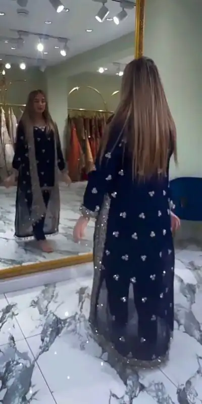 ST 1151 Navy Blue Color Dual Tone Star Georgette Salwar Suit with Embroidery Work. Affordable Price ₹2049. Delivery 4-6 Working Days. Shop now. | Casual Suits, Jump Suits, Creative suits, Designer Suits, Palazzo Suits, Party Wear Suits, Patiala Suits, Salwar suit, Straight Suits