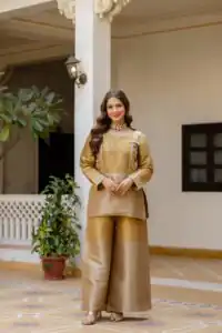 RR 42 Mustered Banarasi Viscous Salwar Suit with Embroidery Work & Bead Work. Exclusive Offer ₹2549. Delivery 4-6 Working Days. Shop now. | Casual Suits, Jump Suits, Creative suits, Designer Suits, Palazzo Suits, Party Wear Suits, Patiala Suits, Salwar suit, Straight Suits