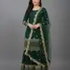 ZF 250 Green Color Faux Georgette Embroidery Sequence Work Sharara Suit Wedding, Party, Festive, Events Etc. Expected Delivery 4-6 Working Days @2099/- | Casual Suits, Jump Suits, Creative suits, Designer Suits, Palazzo Suits, Party Wear Suits, Patiala Suits, Salwar suit, Straight Suits