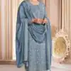 DSV 68461 Grey in Chinon Zari Work & Embroidery Work Salwar Suit . Grab it for ₹2149. Delivery 4-6 Working Days. Shop now. | Casual Suits, Jump Suits, Tops & Bottoms, Track Suits, Trendy Wear, Creative suits, Designer Suits, Palazzo Suits, Party Wear Suits, Patiala Suits, Salwar suit, Straight Suits