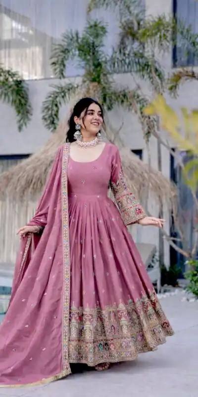 WW 1191 Lavender Color Chinon Silk Sequence Lace Work Gown. Online Affordable Price ₹2549. Delivery 4-6 Working Days. Shop now. | Bollywood Gowns, Creative Gowns, Designer Gowns, Embroidered Gowns, Gowns, Party Wear Gowns