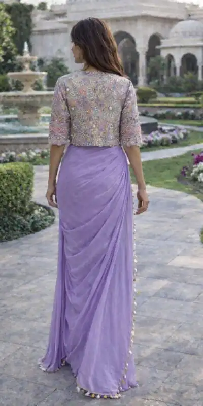 BB 59 Lavender Crep Silk Saree. Perfect for Wedding, Party, Pongal, Reception, Housewarming – Introductory Price ₹2399. Delivery 4-6 Working | Creative Sarees, Bollywood Sarees, Designer Sarees, Embroidered Sarees, Ethnic Saree, Modern Digital sarees, Party Wear Sarees, Sarees