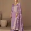FC 9522 Lavender Vichitra Salwar Suitwith Embroidery Work & Stone Work. Exclusive Offer ₹2499. Delivery 4-6 Working Days. Shop now. | Casual Suits, Jump Suits, Tops & Bottoms, Track Suits, Trendy Wear, Creative suits, Designer Suits, Palazzo Suits, Party Wear Suits, Patiala Suits, Salwar suit, Straight Suits