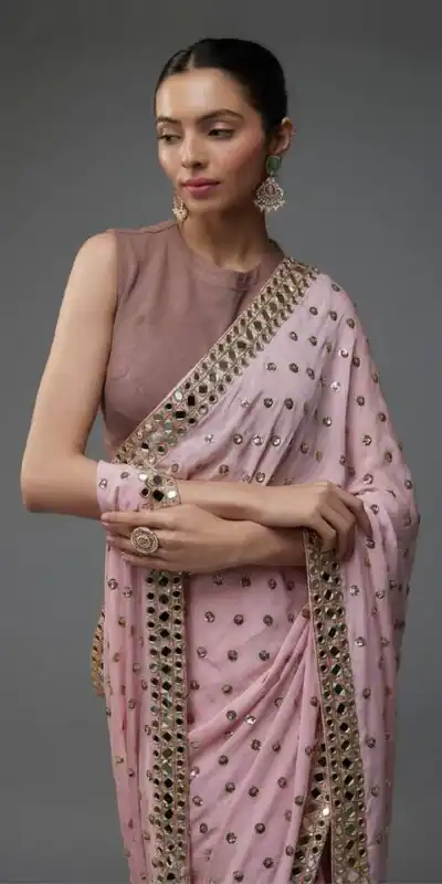 DF 3469 Light Pink Faux Georgette Saree Perfect for Wedding, Party, Bridal Wear, Baisakhi, Raksha Bandhan –. Introductory Price ₹1999. Delivery 4-6 Workin | Creative Sarees, Bollywood Sarees, Designer Sarees, Embroidered Sarees, Ethnic Saree, Modern Digital sarees, Party Wear Sarees, Sarees
