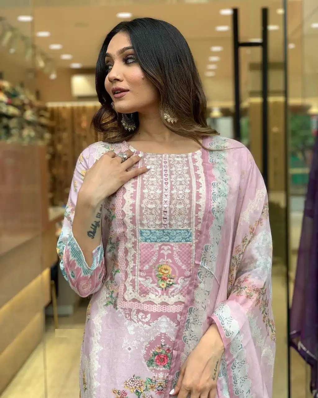 DC G22 Light Pink in Maslin Digital Print Salwar Suit . Wedding, Party, Festive, Events, Introductory Price ₹1749. Delivery 4-6 Working Days. Shop now. | Casual Suits, Jump Suits, Creative suits, Designer Suits, Palazzo Suits, Party Wear Suits, Patiala Suits, Salwar suit, Straight Suits