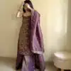 ST 174 Lavender Zimmy Silk Salwar Suit Perfect for Wedding, Party, Karwa Chauth, Haldi, Eid – . Special Price ₹1999. Delivery 4-6 Working Days. Shop no | Casual Suits, Jump Suits, Creative suits, Designer Suits, Palazzo Suits, Party Wear Suits, Patiala Suits, Salwar suit, Straight Suits