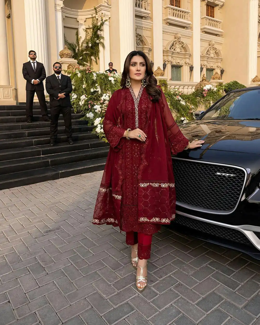 JF 001 Maroon Faux Georgette Salwar Suit. Perfect for Wedding, Party, Ganesh Chaturthi, Baisakhi, Bridal Wear – Exclusive Offer ₹2099. Delivery 4-6 | Casual Suits, Jump Suits, Creative suits, Designer Suits, Palazzo Suits, Party Wear Suits, Patiala Suits, Salwar suit, Straight Suits