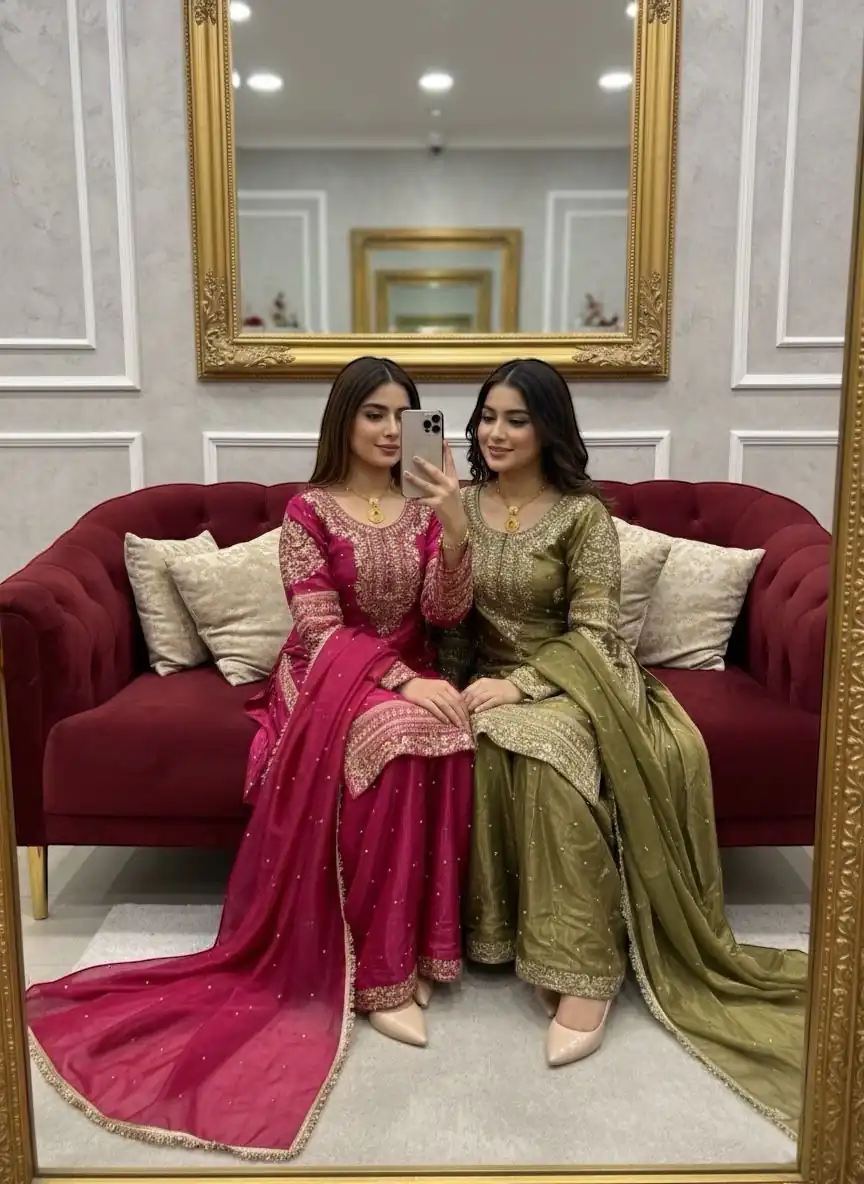 WW 1245 Mehendi Zimmy Silk Salwar Suit with Lace Work & Embroidery Work. Affordable Price ₹2499. Delivery 4-6 Working Days. Shop now. | Casual Suits, Jump Suits, Creative suits, Designer Suits, Palazzo Suits, Party Wear Suits, Patiala Suits, Salwar suit, Straight Suits