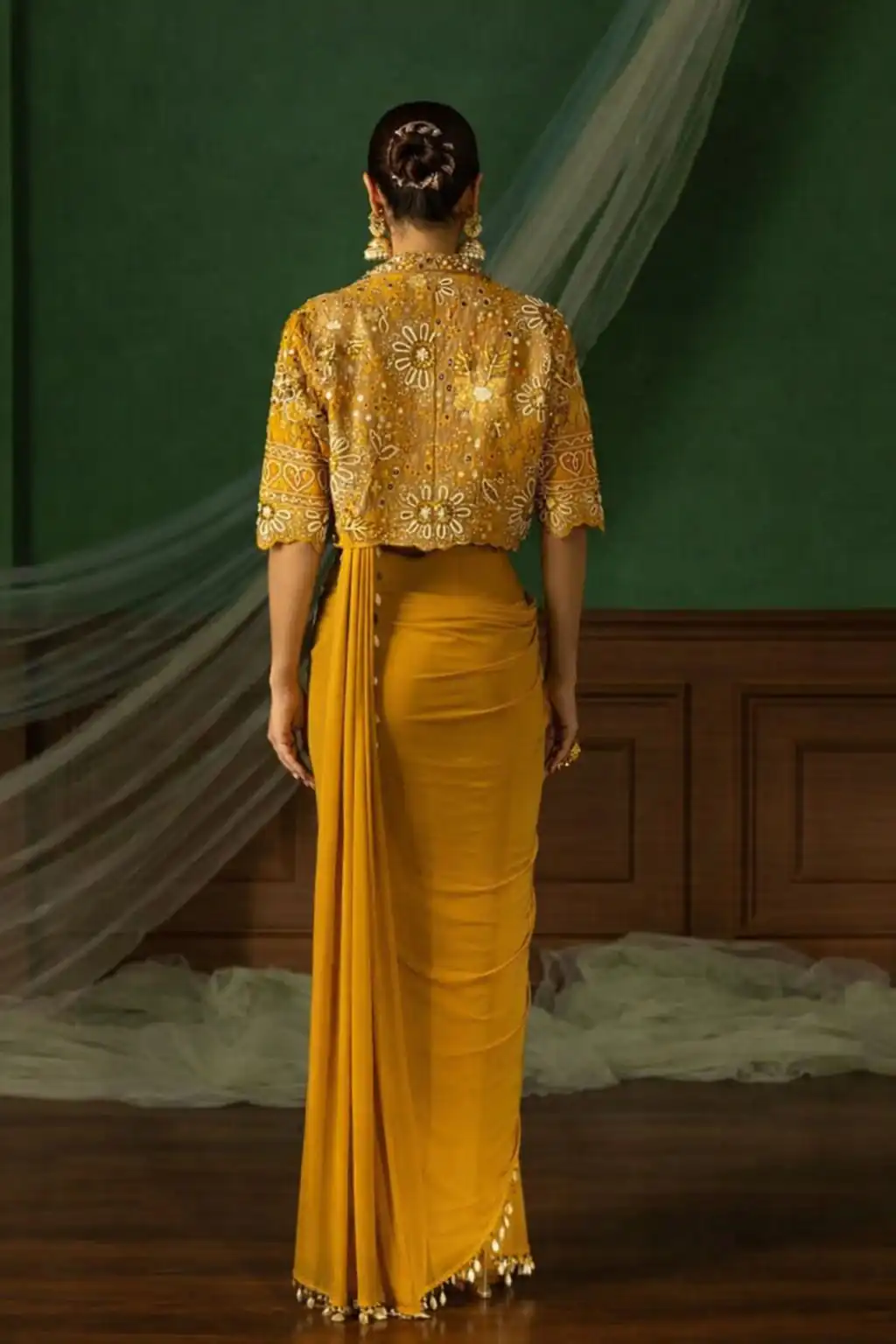 BB 59 Mustered Crep Silk Saree. Perfect for Wedding, Party, Pongal, Reception, Housewarming – Introductory Price ₹2399. Delivery 4-6 Working | Creative Sarees, Bollywood Sarees, Designer Sarees, Embroidered Sarees, Ethnic Saree, Modern Digital sarees, Party Wear Sarees, Sarees