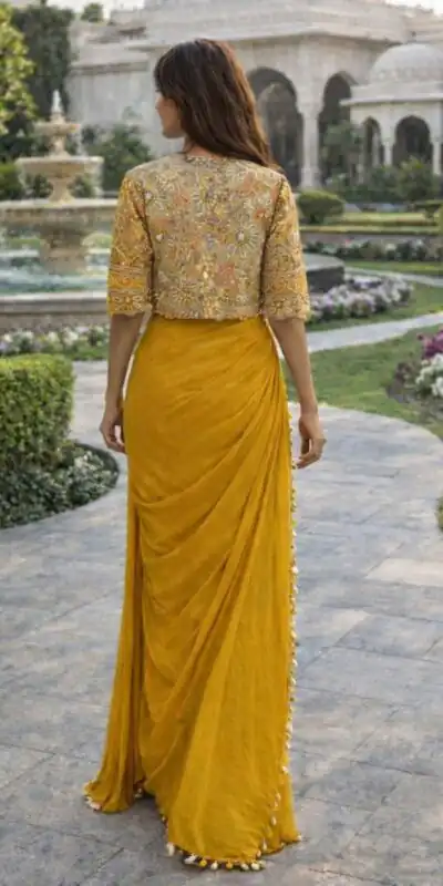 BB 59 Mustered Crep Silk Saree. Perfect for Wedding, Party, Pongal, Reception, Housewarming – Introductory Price ₹2399. Delivery 4-6 Working | Creative Sarees, Bollywood Sarees, Designer Sarees, Embroidered Sarees, Ethnic Saree, Modern Digital sarees, Party Wear Sarees, Sarees