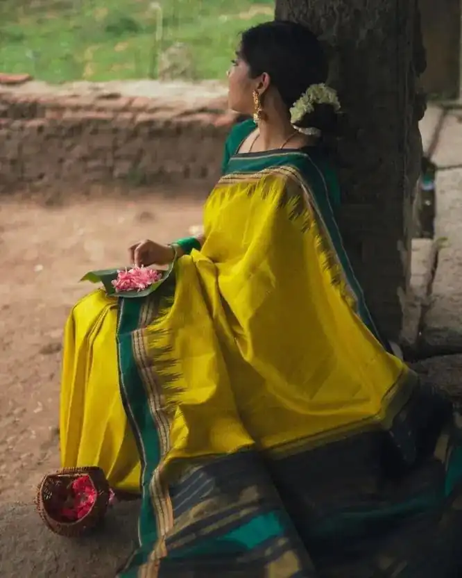 KPR 249 Mustered Color Soft Lichi Silk Saree with Lace Border & Lace Work. Best Price ₹1449. Delivery 4-6 Working Days. Shop now. | Creative Sarees, Bollywood Sarees, Designer Sarees, Embroidered Sarees, Ethnic Saree, Modern Digital sarees, Party Wear Sarees, Sarees