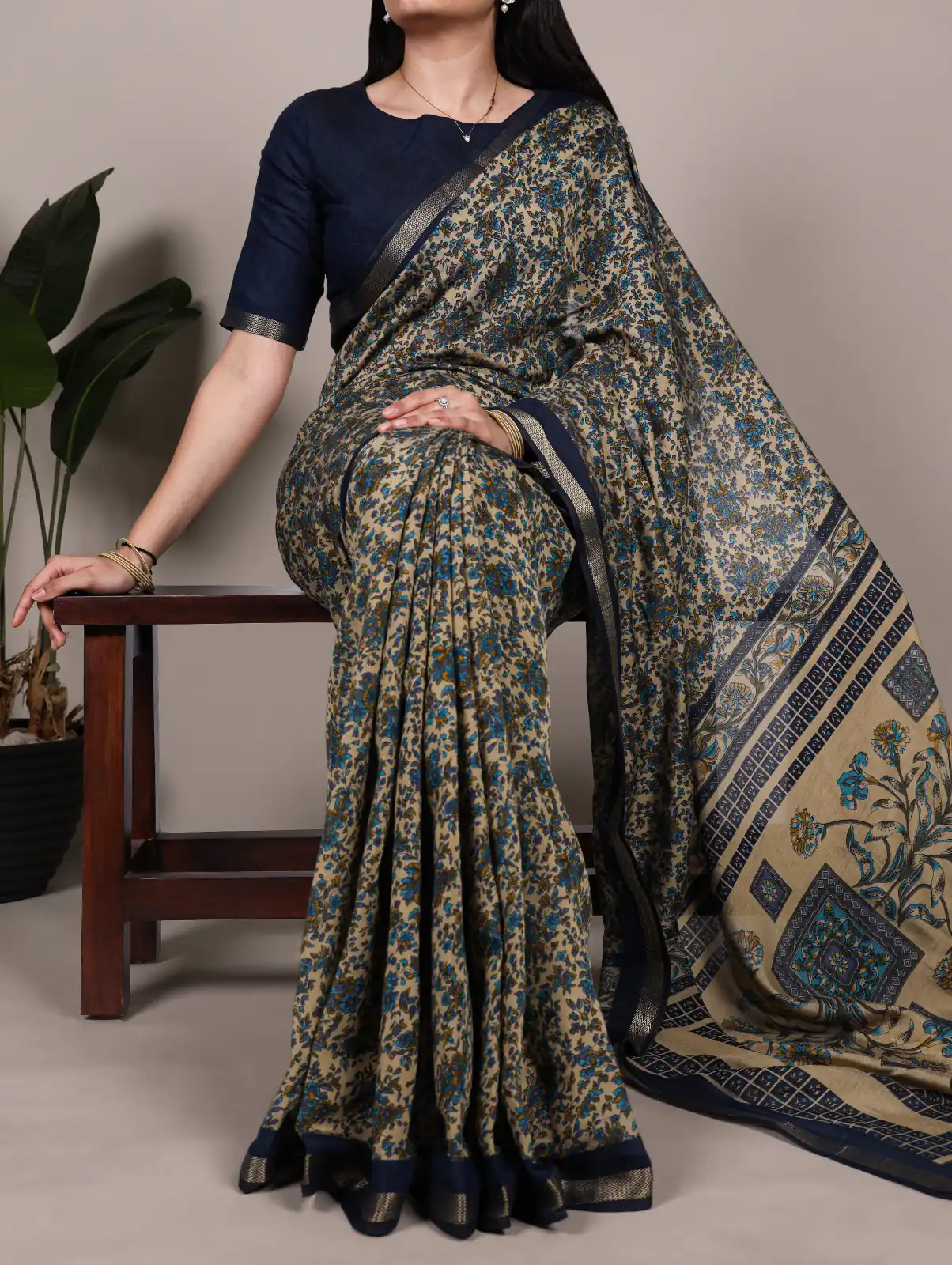 YNF 7200 Navy Blue Color Polyester Viscose Chanderi Saree with Zari Work. Get it for ₹1599. Delivery 4-6 Working Days. Shop now. | Creative Sarees, Bollywood Sarees, Designer Sarees, Embroidered Sarees, Ethnic Saree, Modern Digital sarees, Party Wear Sarees, Sarees