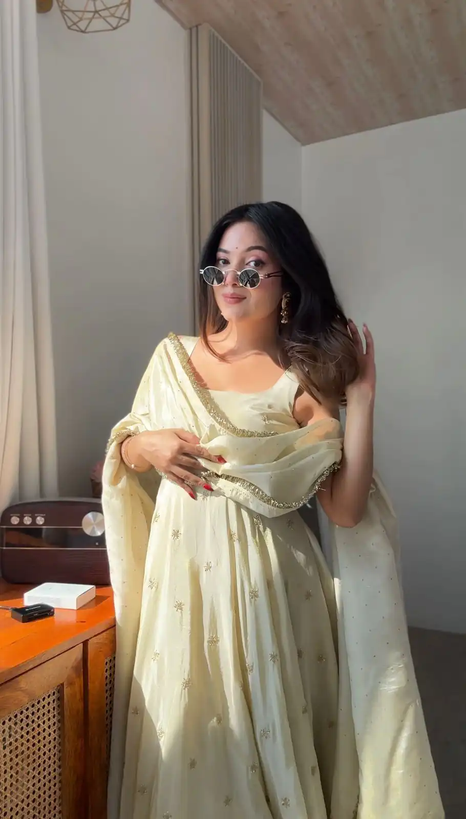 SRK 5325 Off White in Cosmos Embroidery Work & Lace Work Salwar Suit Gold. Available at ₹2099 only. Delivery 4-6 Working Days. Shop now. | Casual Suits, Jump Suits, Creative suits, Designer Suits, Palazzo Suits, Party Wear Suits, Patiala Suits, Salwar suit, Straight Suits