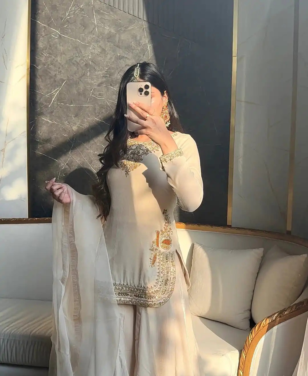 NF 1269 Off White Korean Satin Silk Salwar Suit with Lace Work & Embroidery Work. Exclusive Offer ₹2149. Delivery 4-6 Working Days. Shop now. | Casual Suits, Jump Suits, Creative suits, Designer Suits, Palazzo Suits, Party Wear Suits, Patiala Suits, Salwar suit, Straight Suits