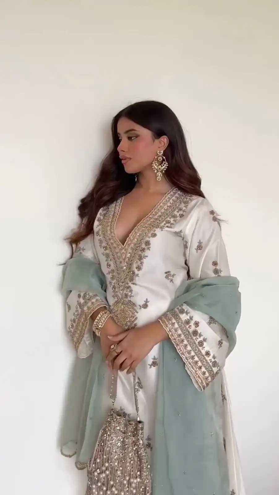 LG 2067 Off White Color Roman Silk Salwar Suit with Embroidery Work. Available at ₹1999 only. Delivery 4-6 Working Days. Shop now. | Casual Suits, Jump Suits, Creative suits, Designer Suits, Palazzo Suits, Party Wear Suits, Patiala Suits, Salwar suit, Straight Suits