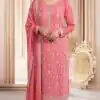 DSV 68461 Peach in Chinon Zari Work & Embroidery Work Salwar Suit . Grab it for ₹2149. Delivery 4-6 Working Days. Shop now. | Casual Suits, Jump Suits, Creative suits, Designer Suits, Palazzo Suits, Party Wear Suits, Patiala Suits, Salwar suit, Straight Suits