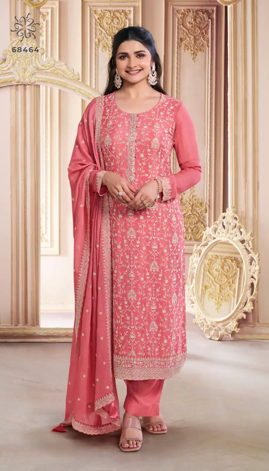 DSV 68461 Peach in Chinon Zari Work & Embroidery Work Salwar Suit . Grab it for ₹2149. Delivery 4-6 Working Days. Shop now. | Casual Suits, Jump Suits, Creative suits, Designer Suits, Palazzo Suits, Party Wear Suits, Patiala Suits, Salwar suit, Straight Suits