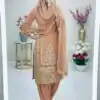 KF 1716 Peach in Color Faux Georgette Embroidery Work Salwar Suit . Exclusive Offer ₹2099. Delivery 4-6 Working Days. Shop now. | Casual Suits, Jump Suits, Tops & Bottoms, Track Suits, Trendy Wear, Creative suits, Designer Suits, Palazzo Suits, Party Wear Suits, Patiala Suits, Salwar suit, Straight Suits