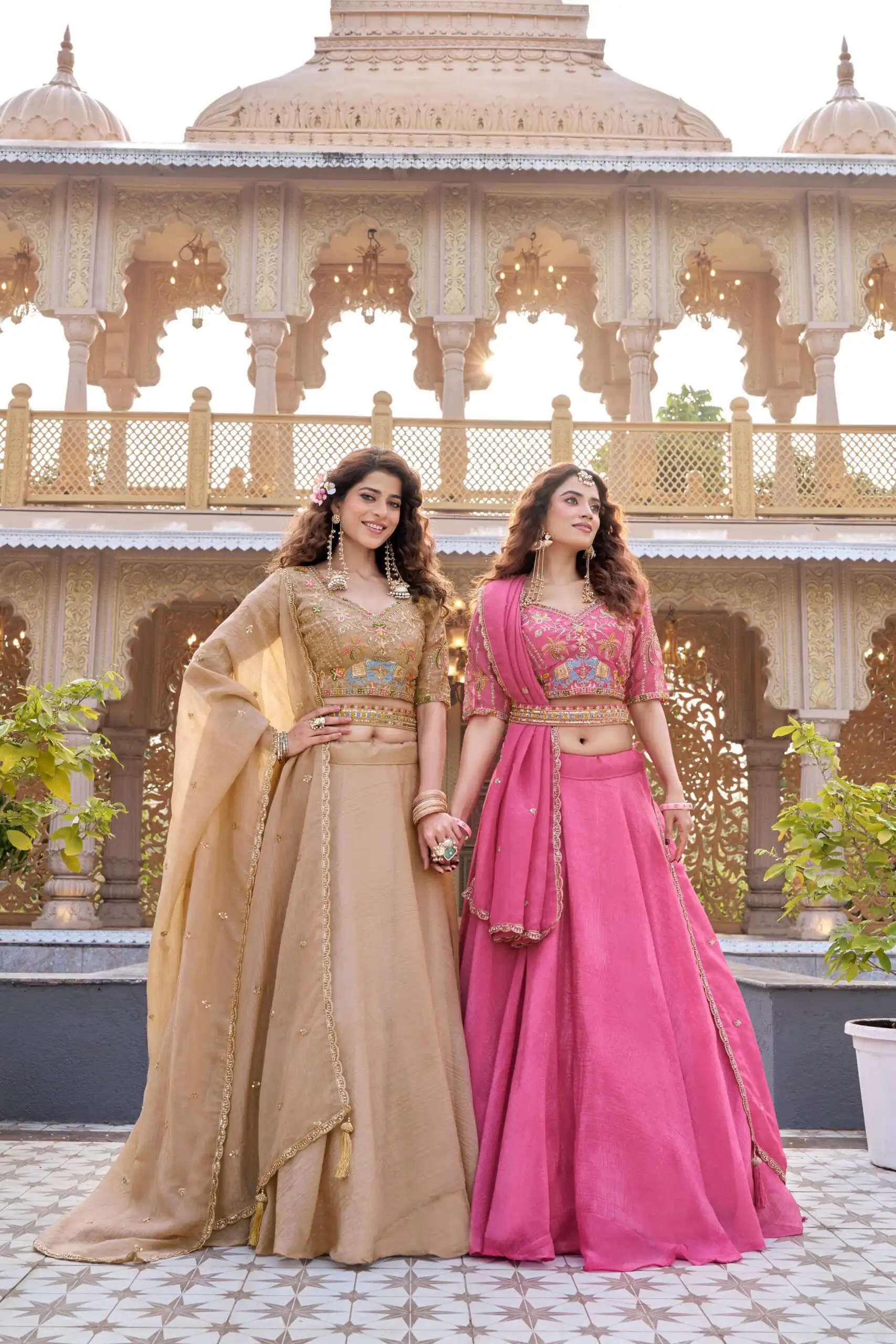 Ram 160 Pink Color Crunchy Lehenga Choli with Embroidery Work. Online Festive Deal ₹3199. Delivery 4-6 Working Days. Shop now. | Bollywood Lehenga, Creative Lehenga, Designer Lehenga, Embroidered Lehenga, Lehenga, Party Wear Lehenga