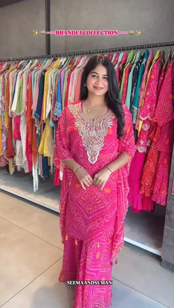 ST 226 Pink Color Georgette Salwar Suit with Embroidery Work. Introductory Price ₹1749. Delivery 4-6 Working Days. Shop now. | Casual Suits, Jump Suits, Creative suits, Designer Suits, Palazzo Suits, Party Wear Suits, Patiala Suits, Salwar suit, Straight Suits