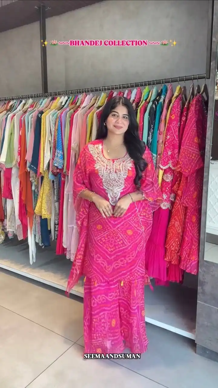 ST 226 Pink Color Georgette Salwar Suit with Embroidery Work. Introductory Price ₹1749. Delivery 4-6 Working Days. Shop now. | Casual Suits, Jump Suits, Creative suits, Designer Suits, Palazzo Suits, Party Wear Suits, Patiala Suits, Salwar suit, Straight Suits