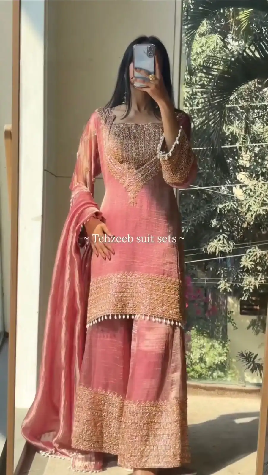SR 1705 Pink Pista Fendy Silk Salwar Suit Perfect for Wedding, Party, Cultural Events, Sangeet, Housewarming – . Grab it for ₹2449. Delivery 4-6 Working Da | Casual Suits, Jump Suits, Creative suits, Designer Suits, Palazzo Suits, Party Wear Suits, Patiala Suits, Salwar suit, Straight Suits