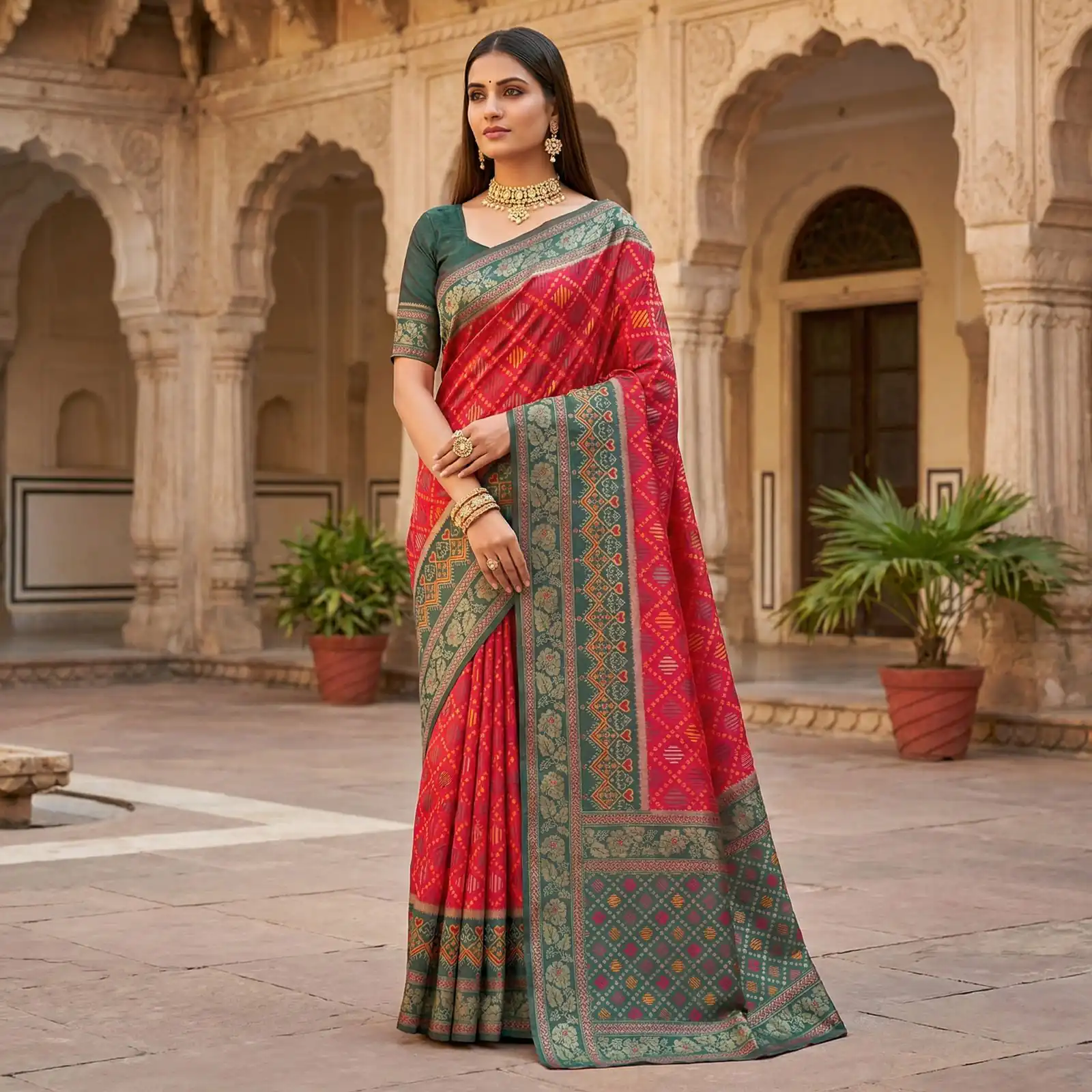 MB 6088 Pink Color Lace Work & Zari Work Sareein Pochampalli Silk. Best Price ₹2049. Delivery 4-6 Working Days. Shop now. | Creative Sarees, Bollywood Sarees, Designer Sarees, Embroidered Sarees, Ethnic Saree, Modern Digital sarees, Party Wear Sarees, Sarees