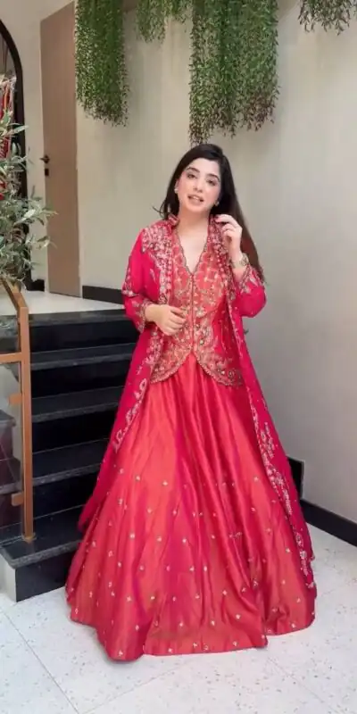 PC 554 Pink Color Simar Lehenga Choli with Embroidery Work. Online Exclusive Offer ₹3149. Delivery 4-6 Working Days. Shop now. | Bollywood Lehenga, Creative Lehenga, Designer Lehenga, Embroidered Lehenga, Lehenga, Party Wear Lehenga