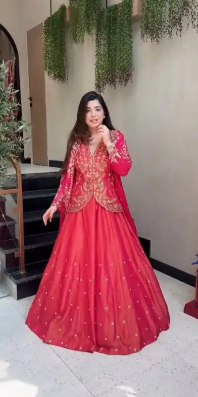 PC 554 Pink Color Simar Lehenga Choli with Embroidery Work. Online Exclusive Offer ₹3149. Delivery 4-6 Working Days. Shop now. | Bollywood Lehenga, Creative Lehenga, Designer Lehenga, Embroidered Lehenga, Lehenga, Party Wear Lehenga