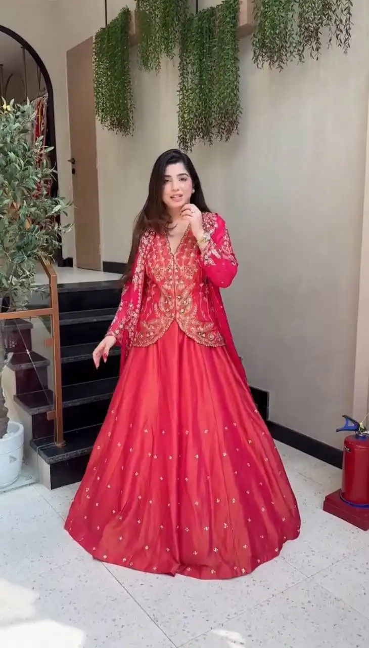 PC 554 Pink Color Simar Lehenga Choli with Embroidery Work. Online Exclusive Offer ₹3149. Delivery 4-6 Working Days. Shop now. | Bollywood Lehenga, Creative Lehenga, Designer Lehenga, Embroidered Lehenga, Lehenga, Party Wear Lehenga