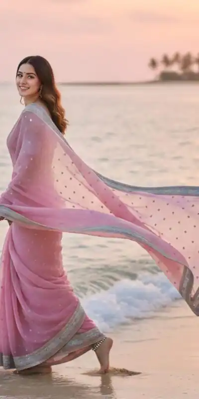 SC 1018 Pink Soft Organza Silk Saree with Lace Work & Embroidery Work. Festive Deal ₹2099. Delivery 4-6 Working Days. Shop now. | Creative Sarees, Bollywood Sarees, Designer Sarees, Embroidered Sarees, Ethnic Saree, Modern Digital sarees, Party Wear Sarees, Sarees