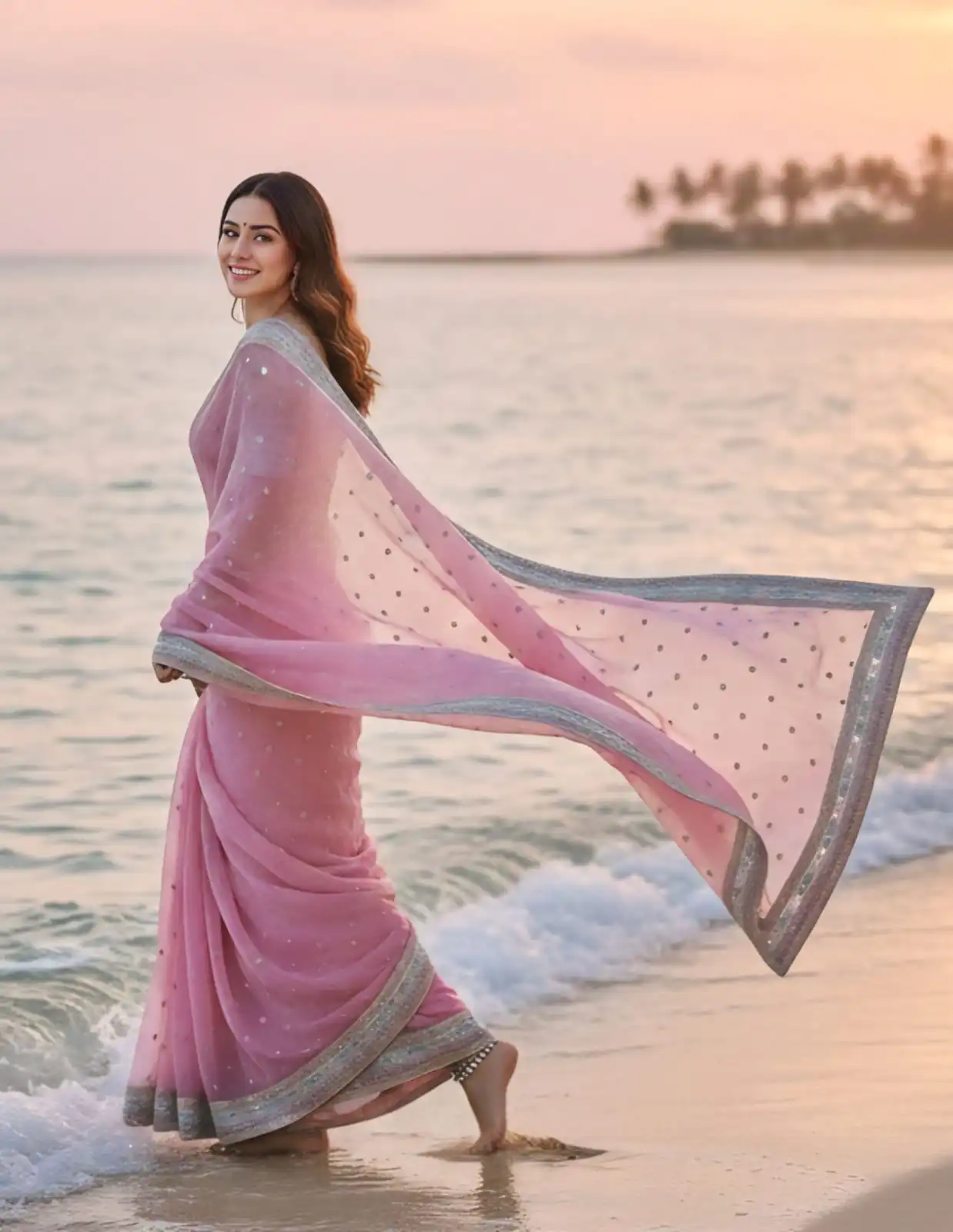 SC 1018 Pink Soft Organza Silk Saree with Lace Work & Embroidery Work. Festive Deal ₹2099. Delivery 4-6 Working Days. Shop now. | Creative Sarees, Bollywood Sarees, Designer Sarees, Embroidered Sarees, Ethnic Saree, Modern Digital sarees, Party Wear Sarees, Sarees