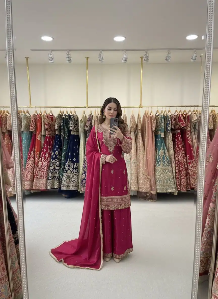 WW 1245 Pink Zimmy Silk Salwar Suit with Lace Work & Embroidery Work. Affordable Price ₹2499. Delivery 4-6 Working Days. Shop now. | Casual Suits, Jump Suits, Creative suits, Designer Suits, Palazzo Suits, Party Wear Suits, Patiala Suits, Salwar suit, Straight Suits