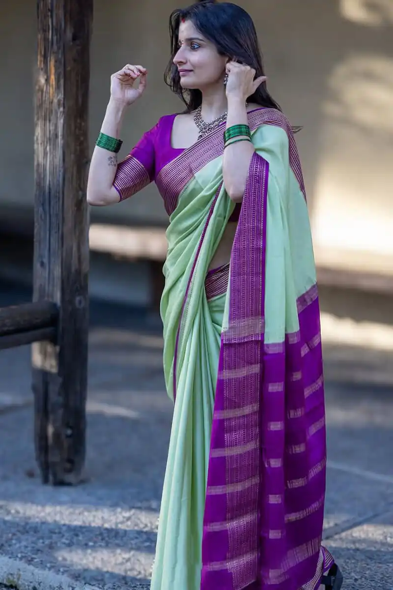 KPR 280 Pista Color Soft Lichi Silk Saree with Lace Border & Lace Work. Best Price ₹1449. Delivery 4-6 Working Days. Shop now. | Creative Sarees, Bollywood Sarees, Designer Sarees, Embroidered Sarees, Ethnic Saree, Modern Digital sarees, Party Wear Sarees, Sarees
