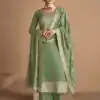 FC 9522 Pista Vichitra Salwar Suitwith Embroidery Work & Stone Work. Exclusive Offer ₹2499. Delivery 4-6 Working Days. Shop now. | Casual Suits, Jump Suits, Tops & Bottoms, Track Suits, Trendy Wear, Creative suits, Designer Suits, Palazzo Suits, Party Wear Suits, Patiala Suits, Salwar suit, Straight Suits