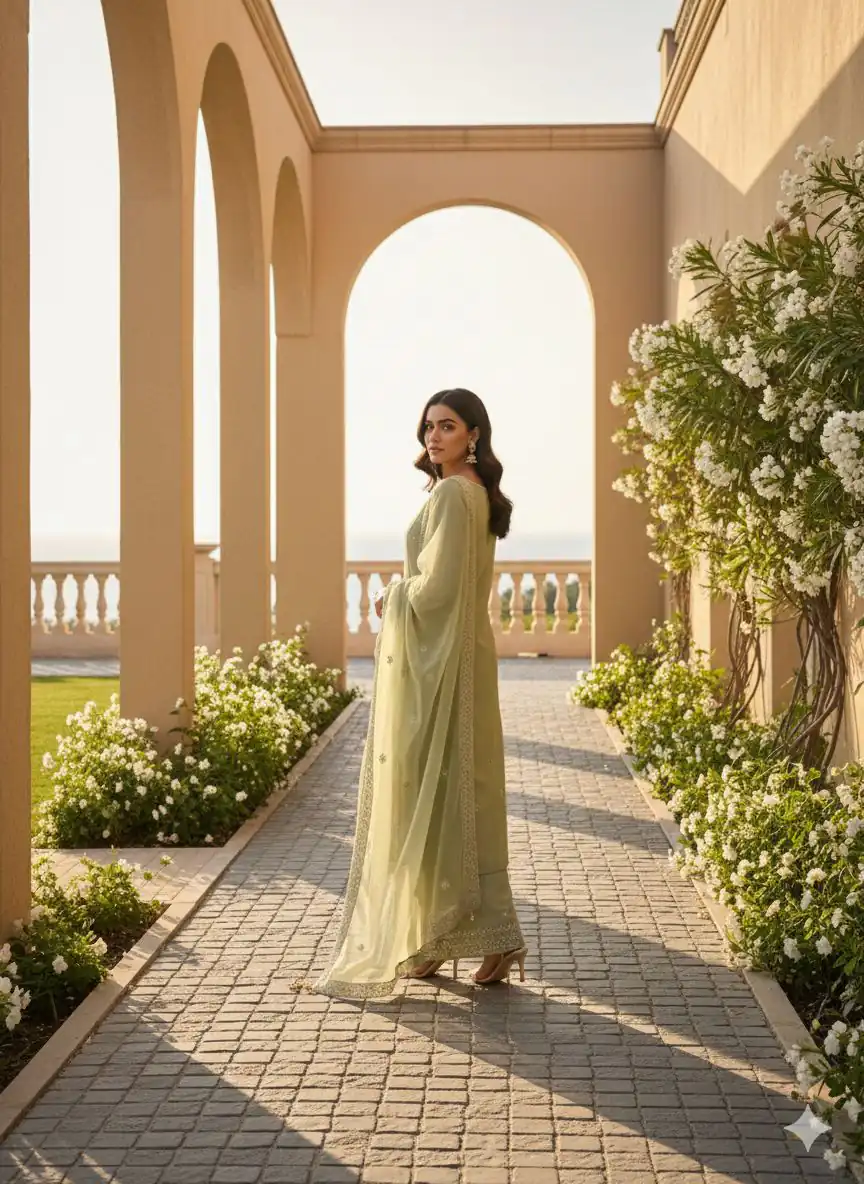 Pista Zimmy Silk Thread Work Salwar Suit - Image 5