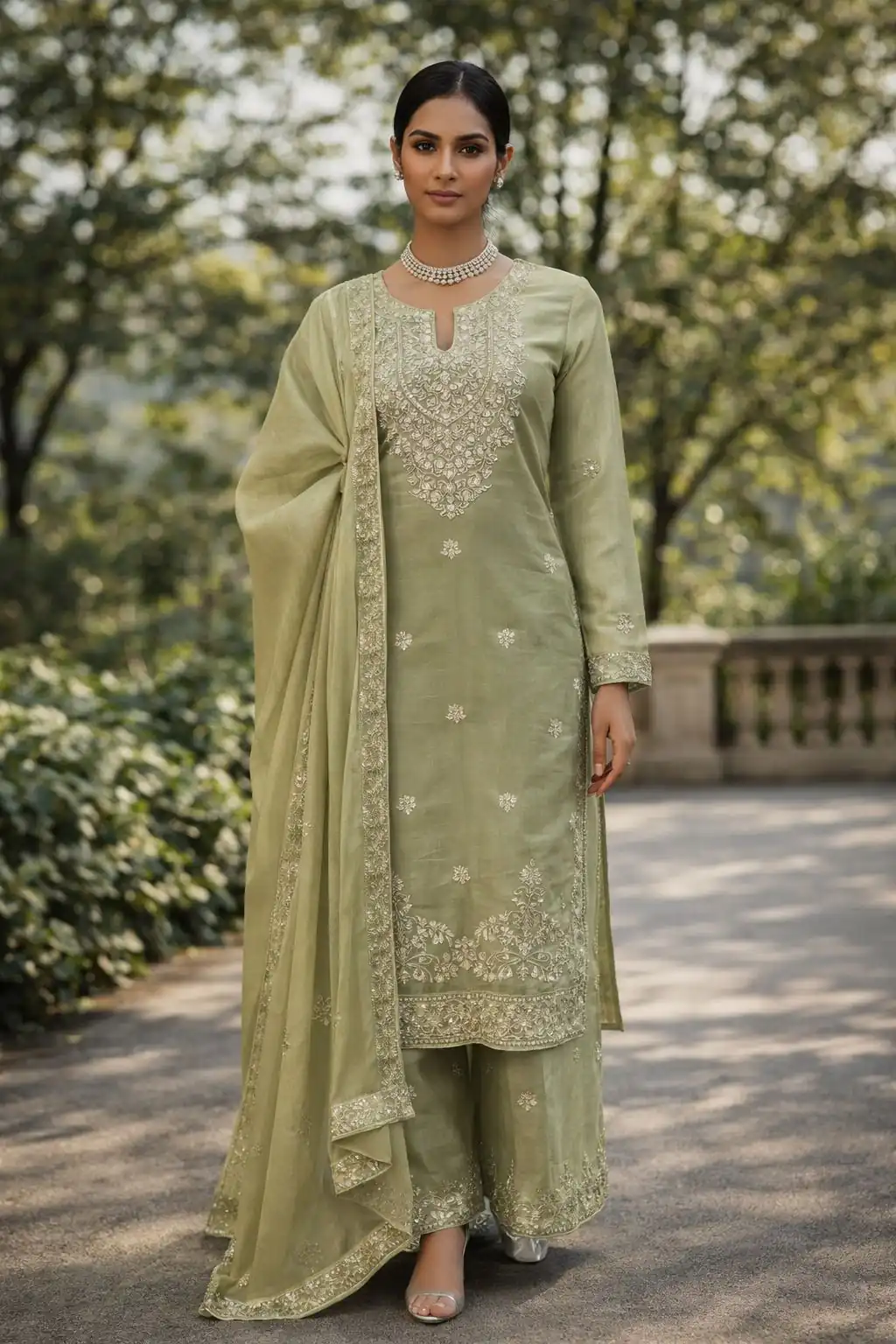 Pista Zimmy Silk Thread Work Salwar Suit