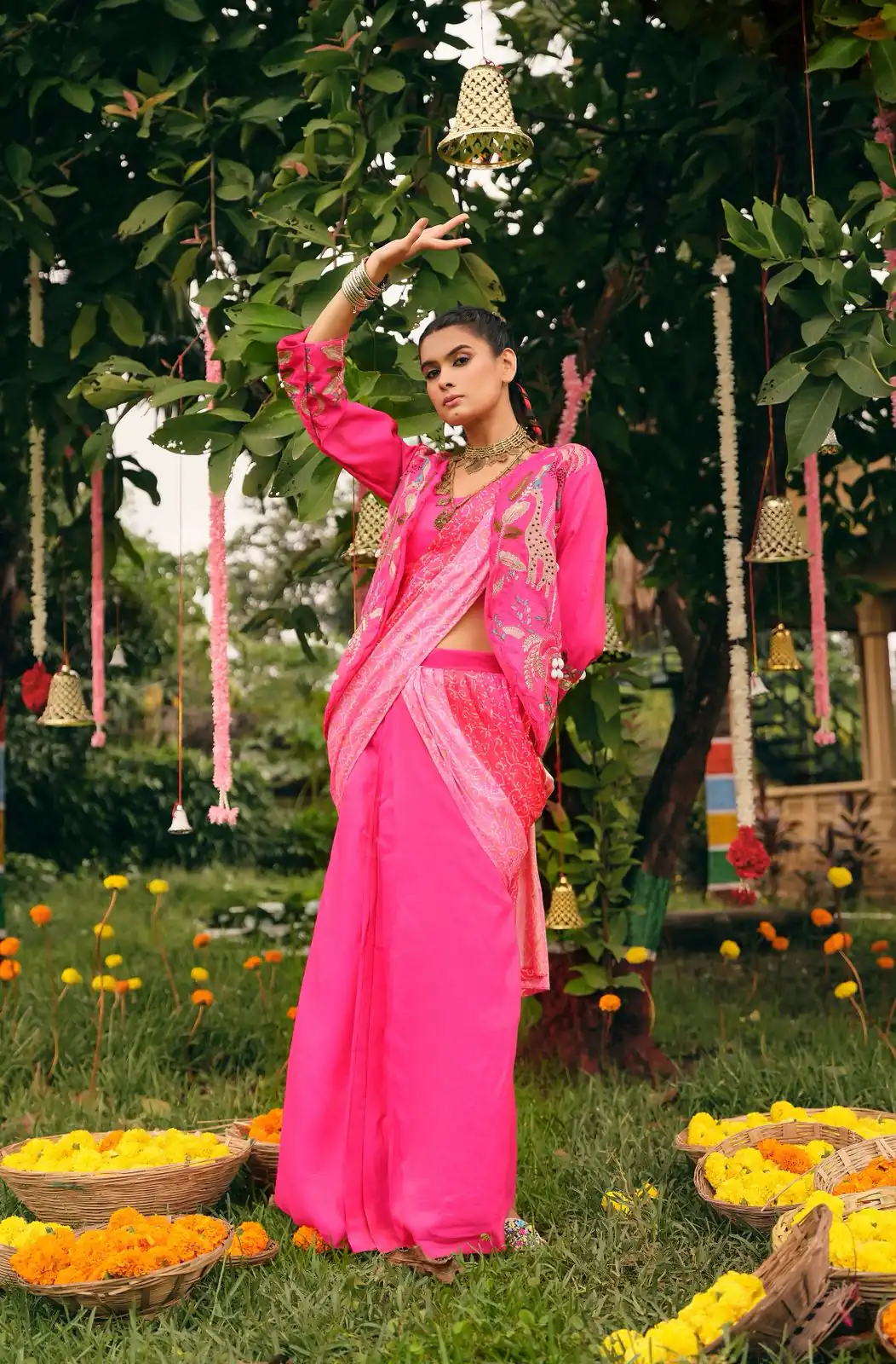 RR 34 Pink Shimmer Saree Perfect for Wedding, Party, Cultural Events, Durga Puja, Reception – . Best Price ₹2049. Delivery 4-6 Working Days. Shop now. | Creative Sarees, Bollywood Sarees, Designer Sarees, Embroidered Sarees, Ethnic Saree, Modern Digital sarees, Party Wear Sarees, Sarees