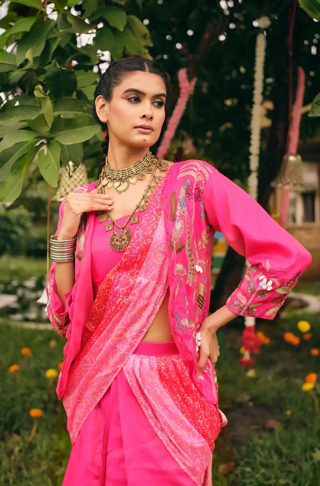 RR 34 Pink Shimmer Saree Perfect for Wedding, Party, Cultural Events, Durga Puja, Reception – . Best Price ₹2049. Delivery 4-6 Working Days. Shop now. | Creative Sarees, Bollywood Sarees, Designer Sarees, Embroidered Sarees, Ethnic Saree, Modern Digital sarees, Party Wear Sarees, Sarees