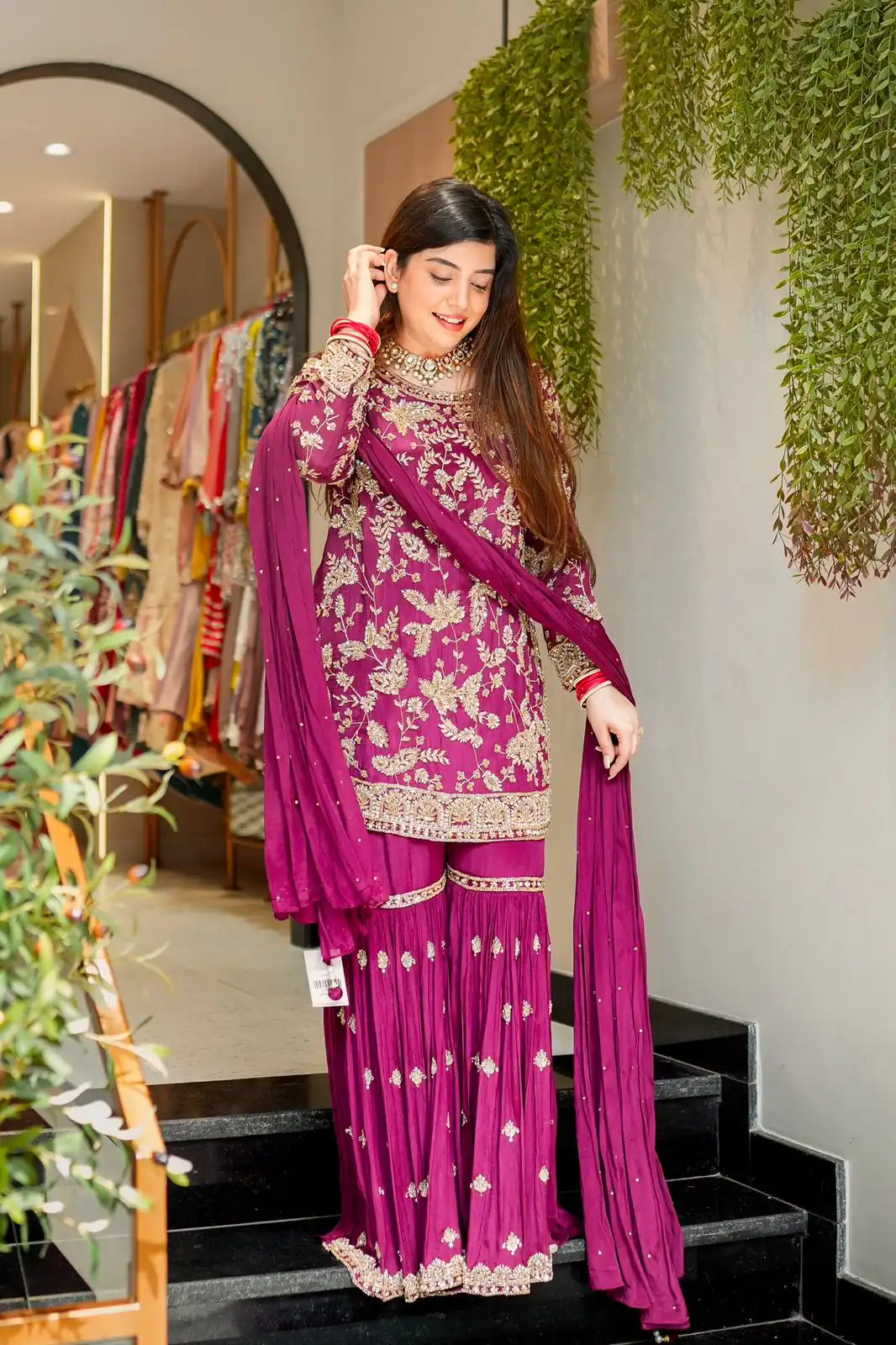 SRK 5302 Wine Color Georgette Salwar Suit with Embroidery Work. online Get it for ₹1899. Delivery 4-6 Working Days. Shop now. | Casual Suits, Jump Suits, Creative suits, Designer Suits, Palazzo Suits, Party Wear Suits, Patiala Suits, Salwar suit, Straight Suits