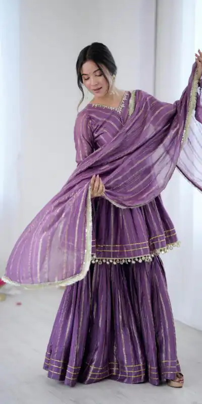 SRK 5300 Purple Mal Chanderi With Lace Work & Mirror Work Salwar Suit . Get it for ₹2099. Delivery 4-6 Working Days. Shop now. | Casual Suits, Jump Suits, Tops & Bottoms, Track Suits, Trendy Wear, Creative suits, Designer Suits, Palazzo Suits, Party Wear Suits, Patiala Suits, Salwar suit, Straight Suits