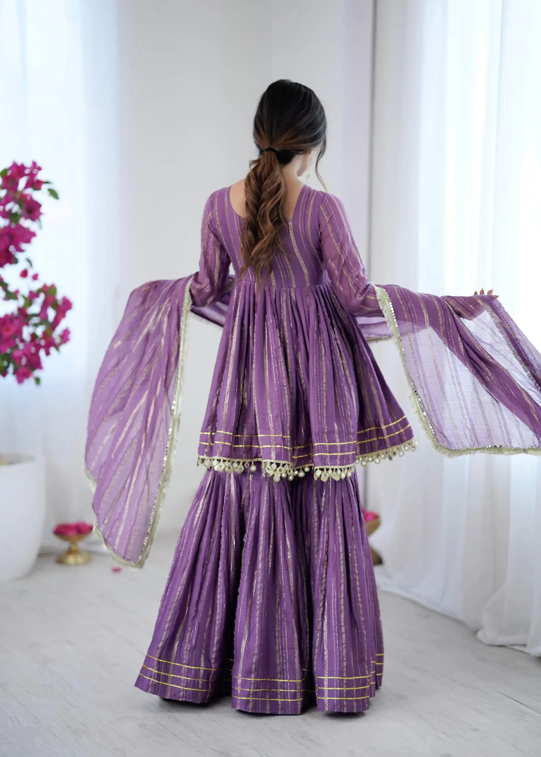 SRK 5300 Purple Mal Chanderi With Lace Work & Mirror Work Salwar Suit . Get it for ₹2099. Delivery 4-6 Working Days. Shop now. | Casual Suits, Jump Suits, Tops & Bottoms, Track Suits, Trendy Wear, Creative suits, Designer Suits, Palazzo Suits, Party Wear Suits, Patiala Suits, Salwar suit, Straight Suits