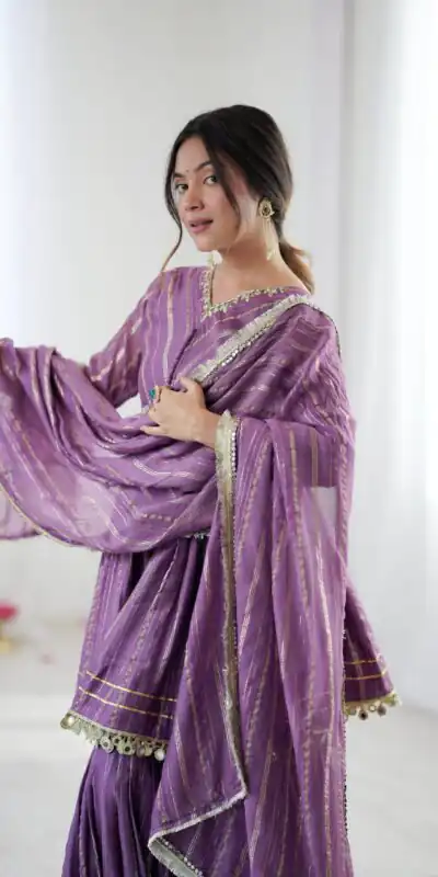 SRK 5300 Purple Mal Chanderi With Lace Work & Mirror Work Salwar Suit . Get it for ₹2099. Delivery 4-6 Working Days. Shop now. | Casual Suits, Jump Suits, Tops & Bottoms, Track Suits, Trendy Wear, Creative suits, Designer Suits, Palazzo Suits, Party Wear Suits, Patiala Suits, Salwar suit, Straight Suits
