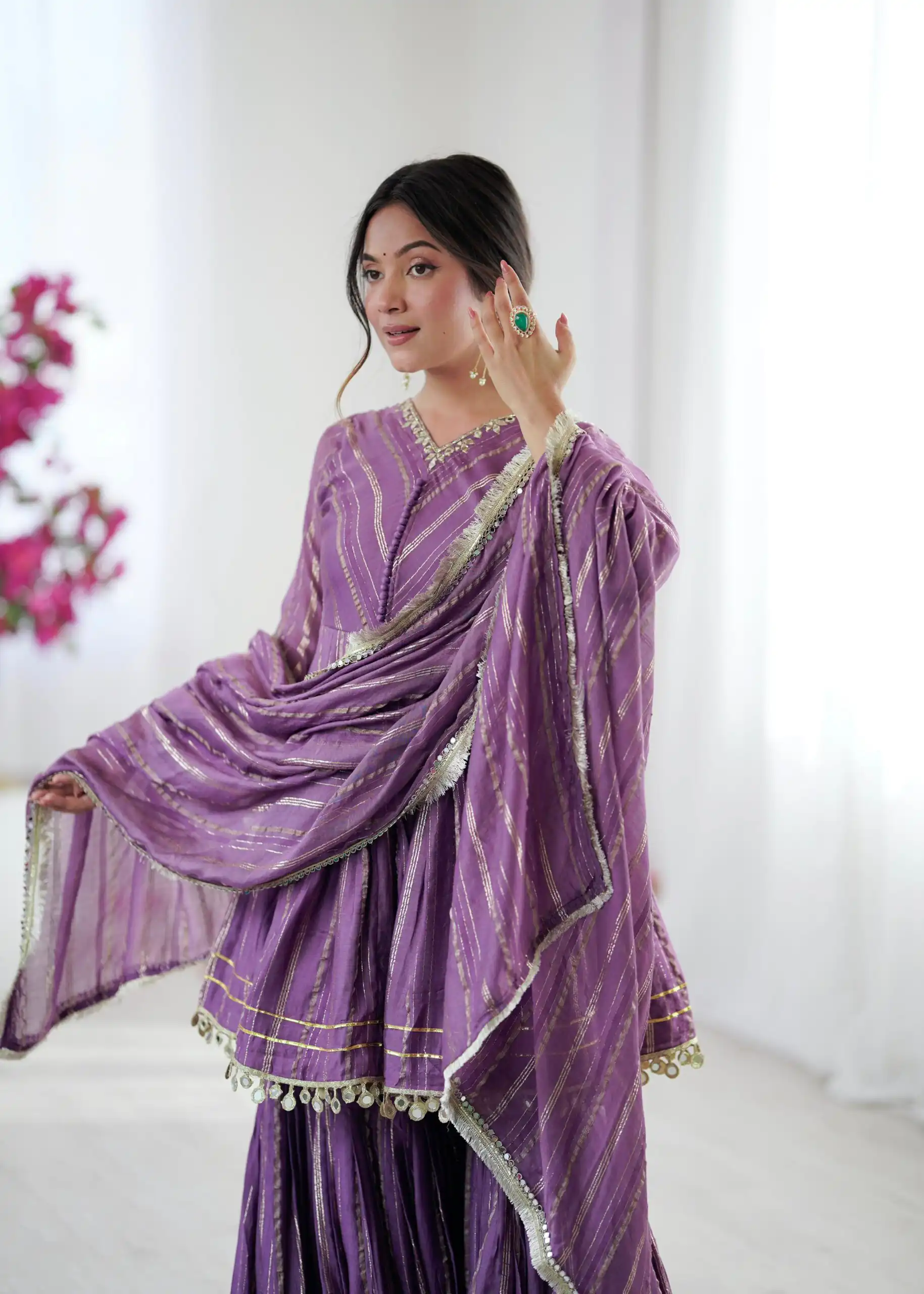 SRK 5300 Purple Mal Chanderi With Lace Work & Mirror Work Salwar Suit . Get it for ₹2099. Delivery 4-6 Working Days. Shop now. | Casual Suits, Jump Suits, Tops & Bottoms, Track Suits, Trendy Wear, Creative suits, Designer Suits, Palazzo Suits, Party Wear Suits, Patiala Suits, Salwar suit, Straight Suits