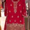 NF 1249 Red Color Chinon Silk Salwar Suit with Embroidery Work. Online Get it for ₹2149. Delivery 4-6 Working Days. Shop now. | Casual Suits, Jump Suits, Creative suits, Designer Suits, Palazzo Suits, Party Wear Suits, Patiala Suits, Salwar suit, Straight Suits