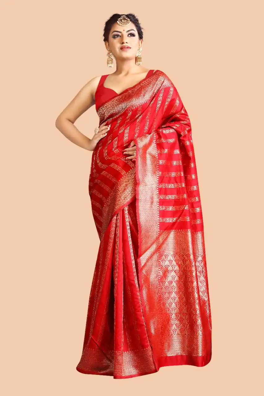 KPR 031 Red Color Soft Lichi Silk Saree with Lace Border & Lace Work. Best Price ₹1349. Delivery 4-6 Working Days. Shop now. | Creative Sarees, Bollywood Sarees, Designer Sarees, Embroidered Sarees, Ethnic Saree, Modern Digital sarees, Party Wear Sarees, Sarees